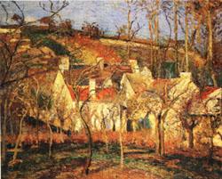 Camille Pissarro Red Roofs1 Village Corner oil painting image